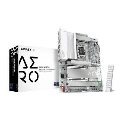 Gigabyte Motherboard Z890 AERO G DDR5 WiFi 7 ATX - Microcenter India.