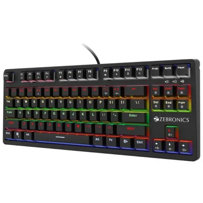 ZEBRONICS ZEB-MAX V2 Premium Mechanical Tenkeyless Keyboard  Microcenter India