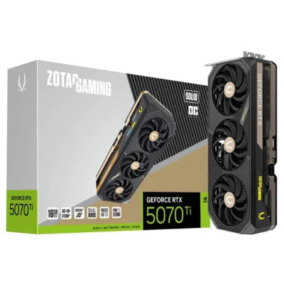 GeForce RTX 5070 Ti Solid,OC Graphics Card,ZOTAC Gaming GeForce