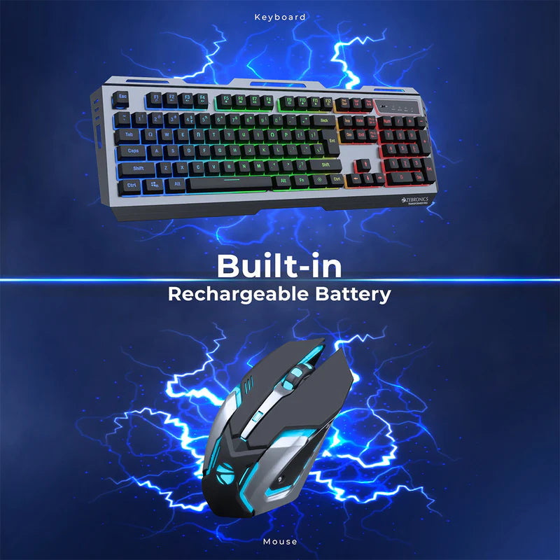 Zebronics Transformer Pro Keyboard and Mouse Combo White  Microcenter India