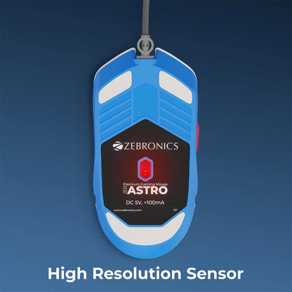 Zebronics Astro Wired Mouse White  Microcenter India