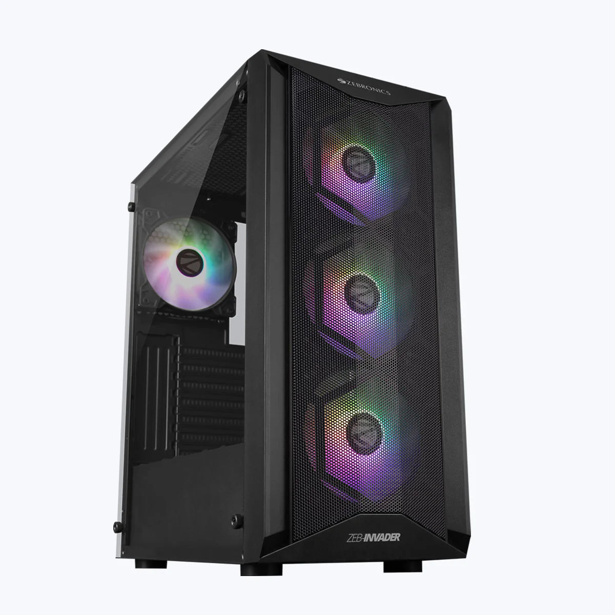 Zebronics Invader Mid Tower ATX Cabinet  Microcenter India