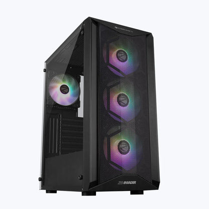 Zebronics Invader Mid Tower ATX Cabinet  Microcenter India