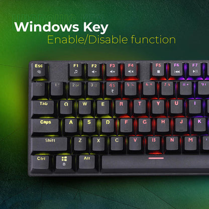 Zebronics Zeb Nitro Plus Mechanical Keyboard  Microcenter India