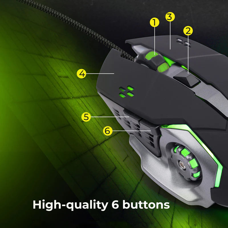 Zebronics Gaming Mouse Zeb Transformer M2 with RGB Lighting  Microcenter India