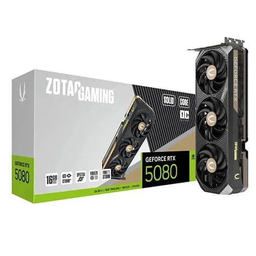 Zotac RTX 5080 Solid Core OC 16GB GDDR7 Graphics Card  Microcenter India