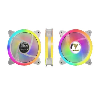 Gamdias Aeolus M2-1204R 120mm ARGB Cabinet Fan (White) - Microcenter India.