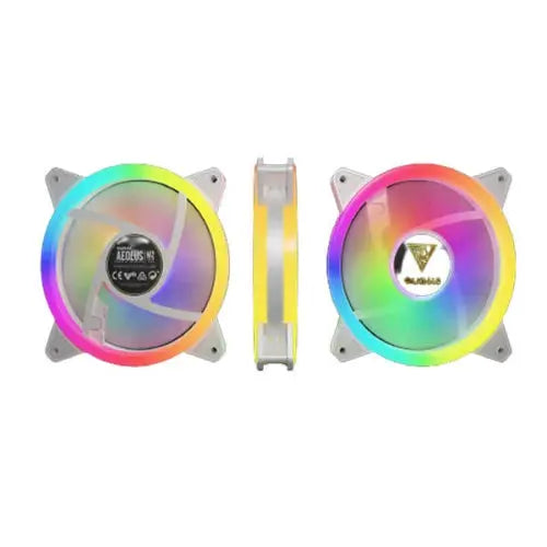Gamdias Aeolus M2-1204R 120mm ARGB Cabinet Fan (White) - Microcenter India.