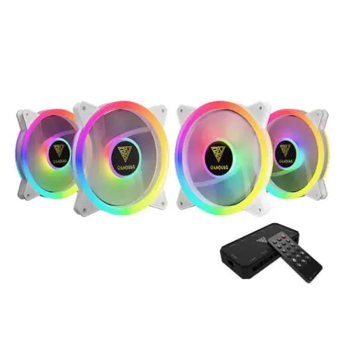 Gamdias Aeolus M2-1204R 120mm ARGB Cabinet Fan (White) - Microcenter India.