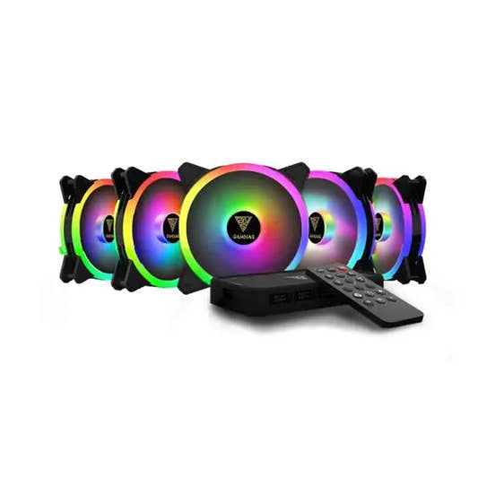 Gamdias Aeolus M2-1205R ARGB Cabinet Fan (Five Pack)  Microcenter India