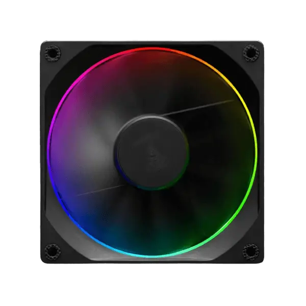 Gamdias Aeolus M3-1204R - 120mm PWM ARGB Cabinet Fan (Four Pack)  Microcenter India