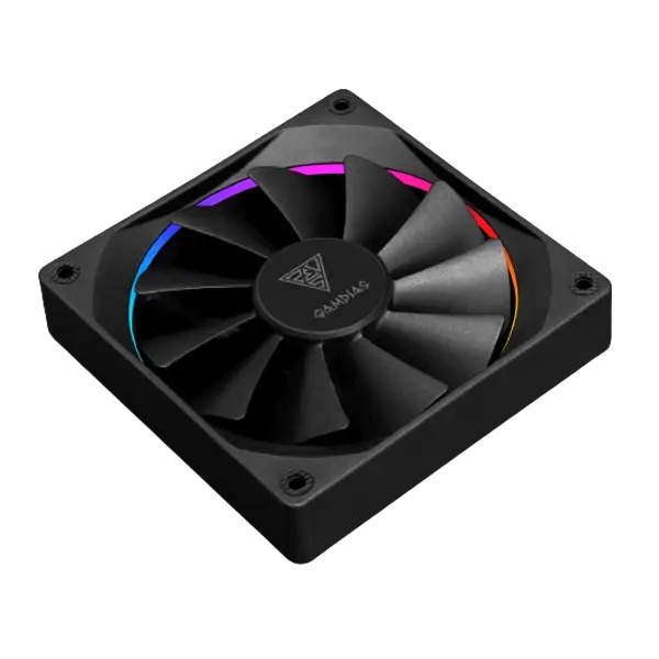 Gamdias Aeolus M3-1204R - 120mm PWM ARGB Cabinet Fan (Four Pack)  Microcenter India