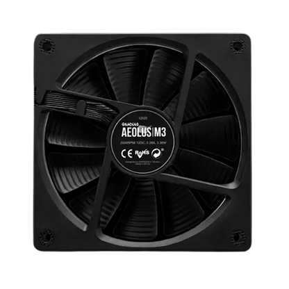 Gamdias Aeolus M3-1204R - 120mm PWM ARGB Cabinet Fan (Four Pack)  Microcenter India