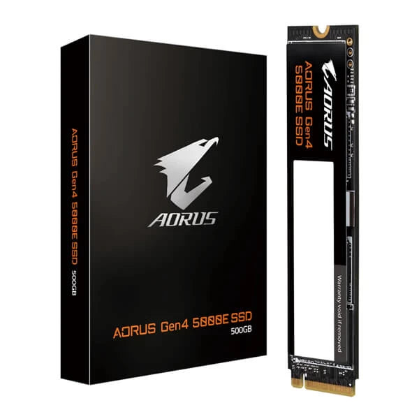 Gigabyte Aorus Gen4 5000E 500GB M.2 NVMe Internal SSD  Microcenter India