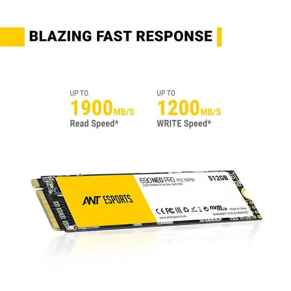 Ant Esports 690 Neo Pro 512GB M.2 NVMe Internal SSD  Microcenter India