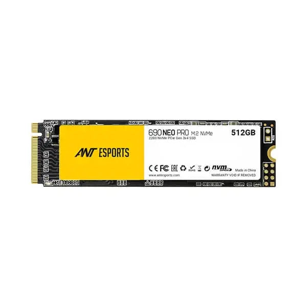 Ant Esports 690 Neo Pro 512GB M.2 NVMe Internal SSD  Microcenter India