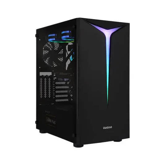 Gamdias Argus E2 Elite ARGB Cabinet (Black)  Microcenter India