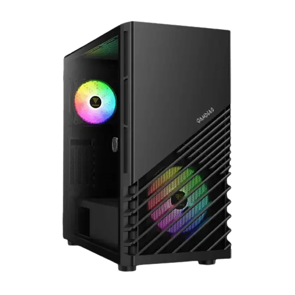 Gamdias Argus M4 ARGB (ATX) Mid Tower Cabinet (Black)  Microcenter India