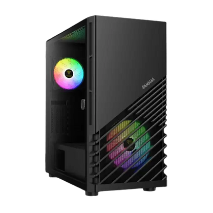 Gamdias Argus M4 ARGB (ATX) Mid Tower Cabinet (Black)  Microcenter India