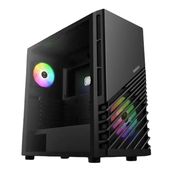 Gamdias Argus M4 ARGB (ATX) Mid Tower Cabinet (Black)  Microcenter India