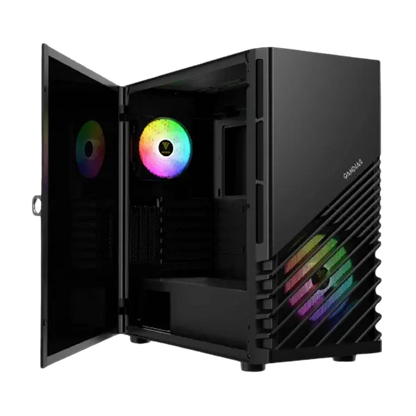 Gamdias Argus M4 ARGB (ATX) Mid Tower Cabinet (Black)  Microcenter India