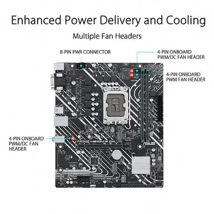 Asus Prime H610M-E D4 Motherboard  Microcenter India