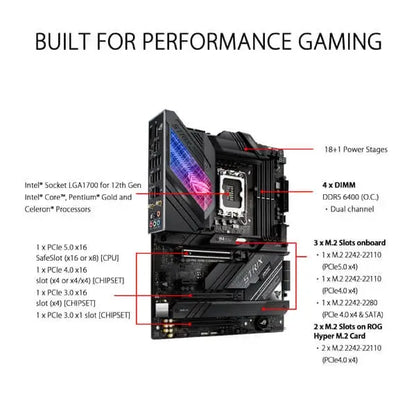 Asus ROG Strix Z690-E Gaming WIFI Motherboard  Microcenter India
