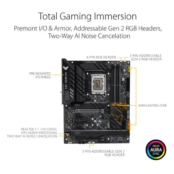 Asus TUF Gaming Z690-Plus WIFI D4 Motherboard 