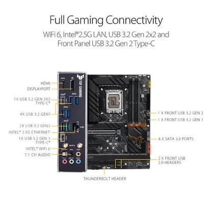 Asus TUF Gaming Z690-Plus WIFI D4 Motherboard 