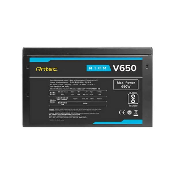 Antec Atom V650 650 Watt SMPS  Microcenter India