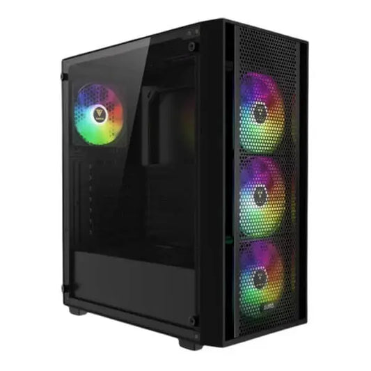 Gamdias Aura GC2 Elite (ATX) Mid Tower Cabinet (Black)  Microcenter India
