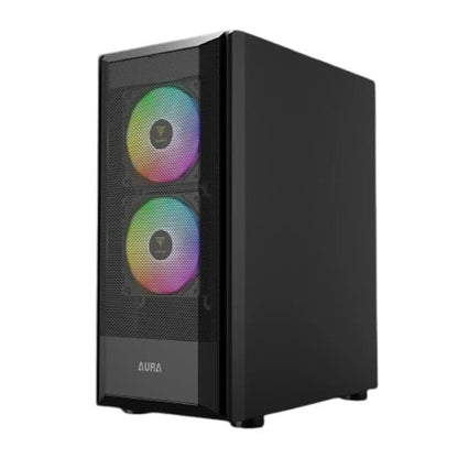 Gamdias Aura GC6 ARGB (ATX) Mid Tower Cabinet Black  Microcenter India