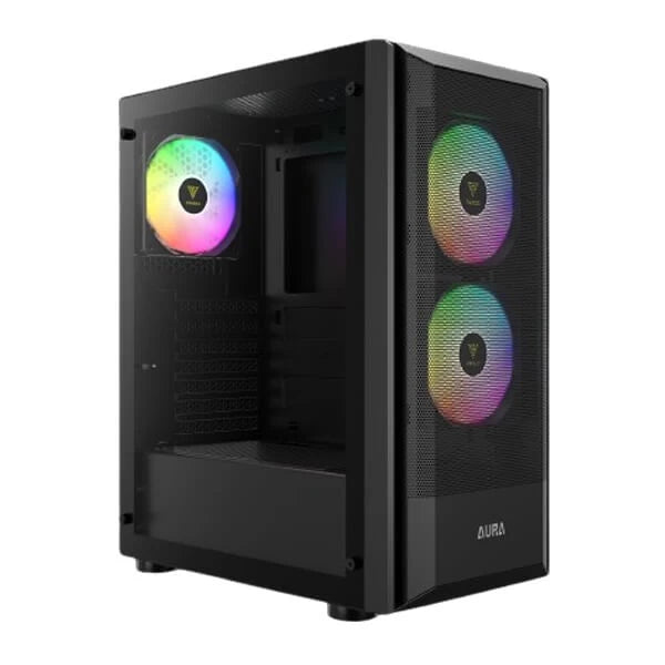 Gamdias Aura GC6 ARGB (ATX) Mid Tower Cabinet Black  Microcenter India