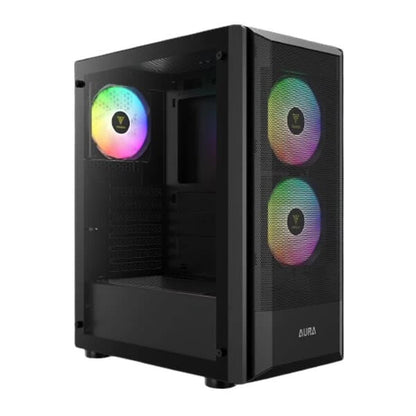 Gamdias Aura GC6 ARGB (ATX) Mid Tower Cabinet Black  Microcenter India