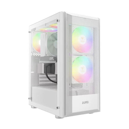 Gamdias Aura GC6 ARGB (ATX) Mid Tower Cabinet White  Microcenter India