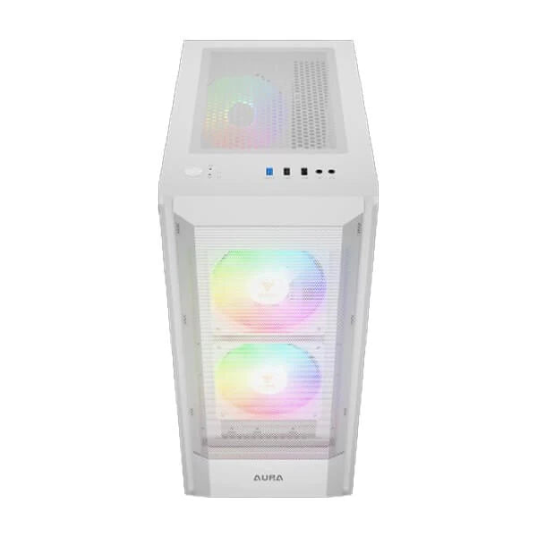 Gamdias Aura GC6 ARGB (ATX) Mid Tower Cabinet White  Microcenter India