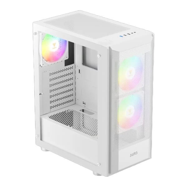 Gamdias Aura GC6 ARGB (ATX) Mid Tower Cabinet White  Microcenter India