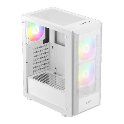 Gamdias Aura GC6 ARGB (ATX) Mid Tower Cabinet White  Microcenter India