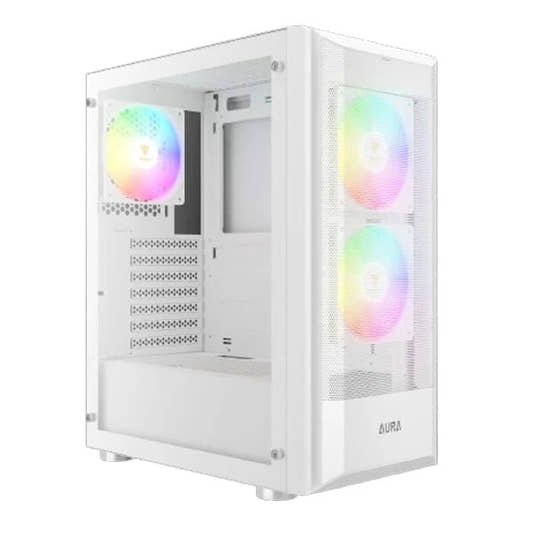 Gamdias Aura GC6 ARGB (ATX) Mid Tower Cabinet White  Microcenter India
