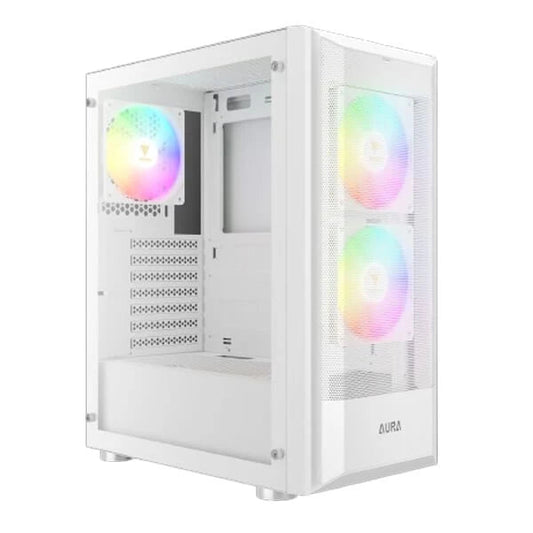 Gamdias Aura GC6 ARGB (ATX) Mid Tower Cabinet White  Microcenter India