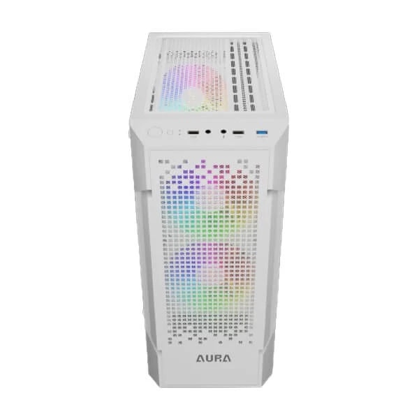 Gamdias Aura GC7 WH ARGB (ATX) Mid Tower Cabinet White  Microcenter India