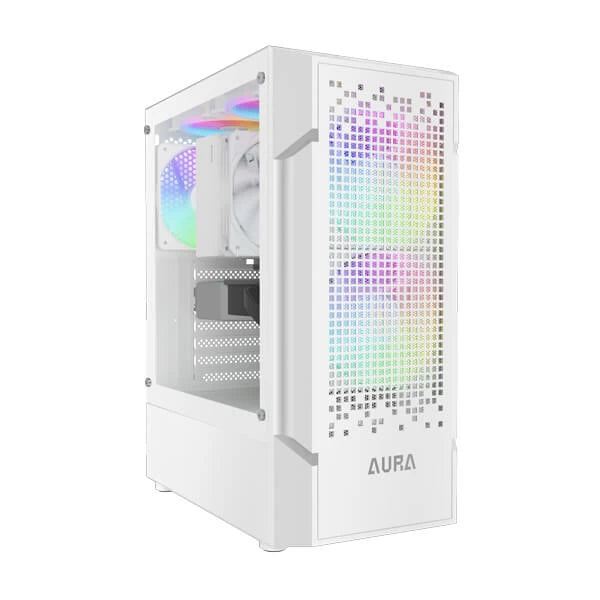 Gamdias Aura GC7 WH ARGB (ATX) Mid Tower Cabinet White  Microcenter India