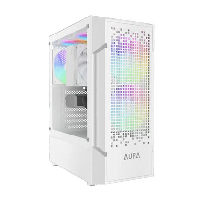 Gamdias Aura GC7 WH ARGB (ATX) Mid Tower Cabinet White  Microcenter India