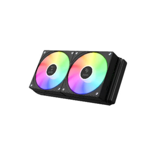 Gamdias Aura GL240 V2 ARGB 240mm CPU Liquid Cooler Black  Microcenter India