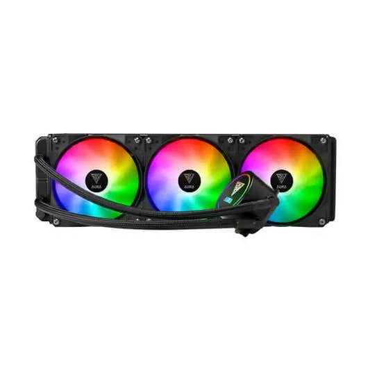 Gamdias AURA GL360 RGB CPU Liquid Cooler (Black)  Microcenter India