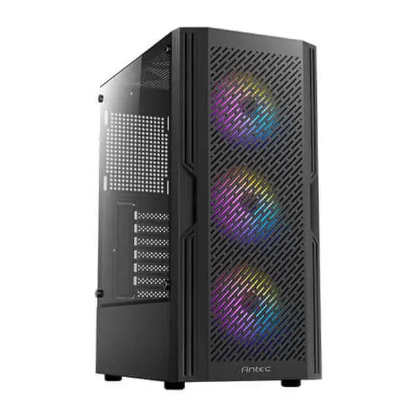 Antec AX20 RGB (ATX) Mid Tower Cabinet (Black)  Microcenter India