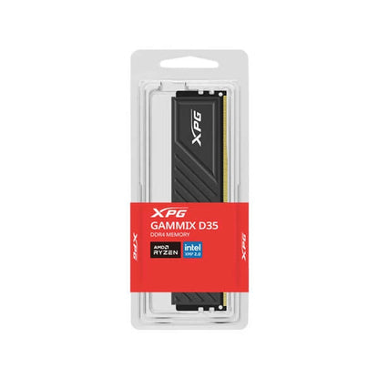Adata XPG Gammix D35 32GB (32GBx1) DDR4 3600MHz Desktop RAM Black  Microcenter India