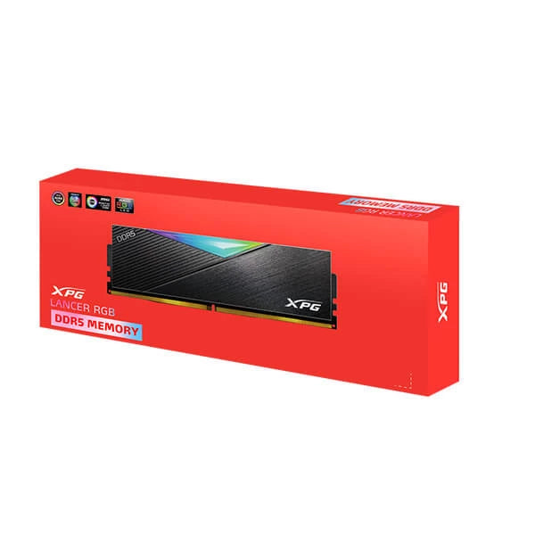 Adata XPG Lancer RGB 16GB (16GBx1) DDR5 5200MHz RAM Black  Microcenter India