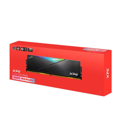 Adata XPG Lancer RGB 16GB (16GBx1) DDR5 5200MHz RAM Black  Microcenter India