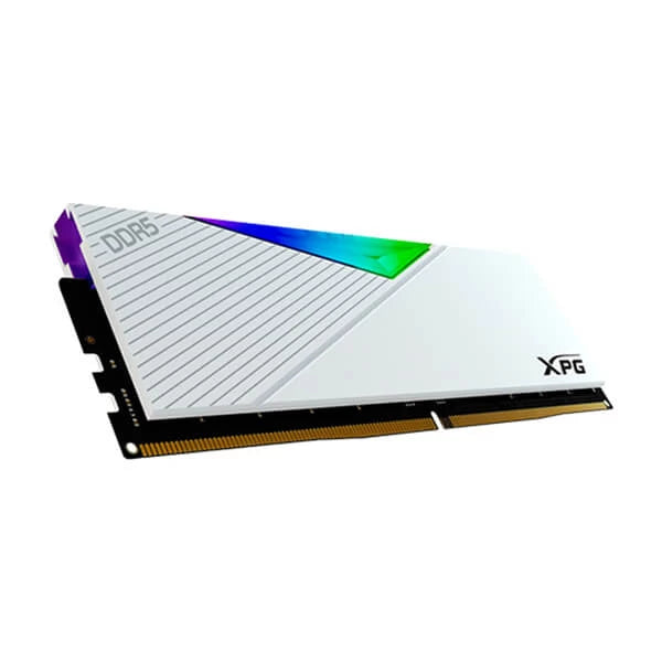 Adata XPG LANCER RGB 16GB (16GBx1) DDR5 5200MHz Desktop RAM White  Microcenter India